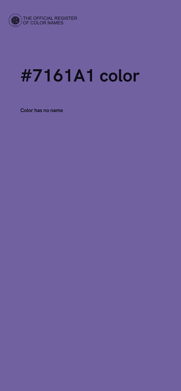 #7161A1 color image