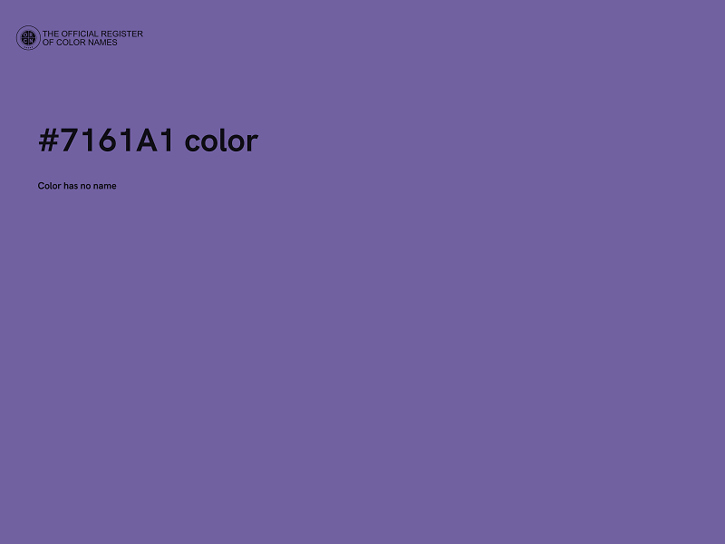 #7161A1 color image