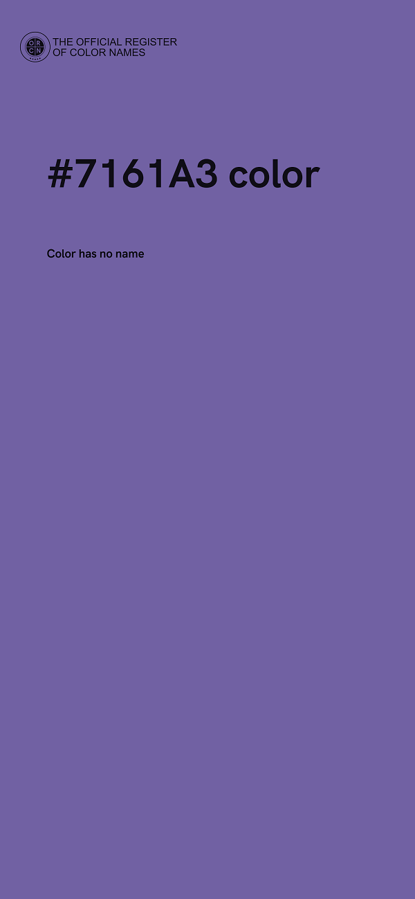 #7161A3 color image