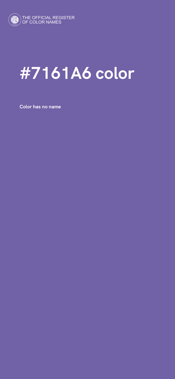 #7161A6 color image