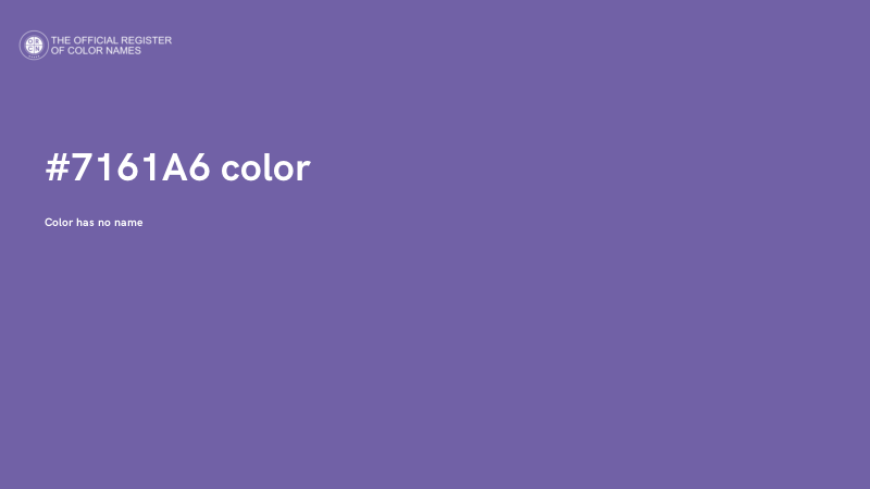 #7161A6 color image