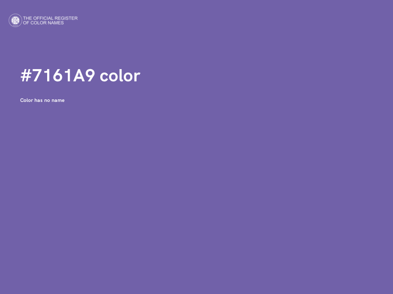 #7161A9 color image