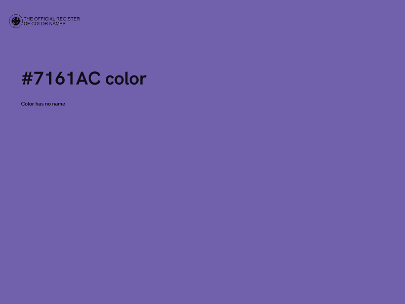 #7161AC color image