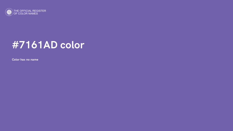 #7161AD color image