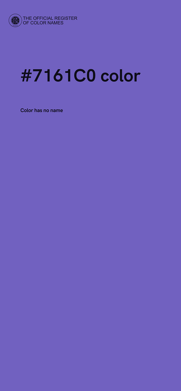 #7161C0 color image