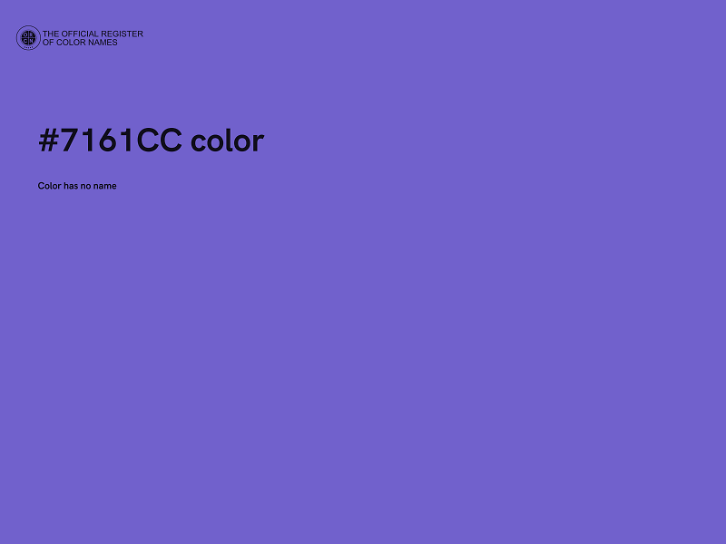 #7161CC color image