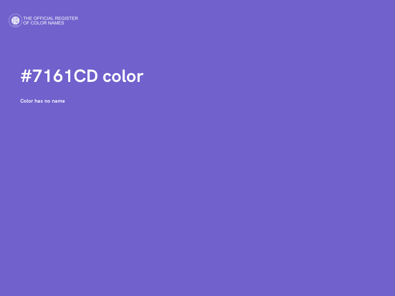 #7161CD color image