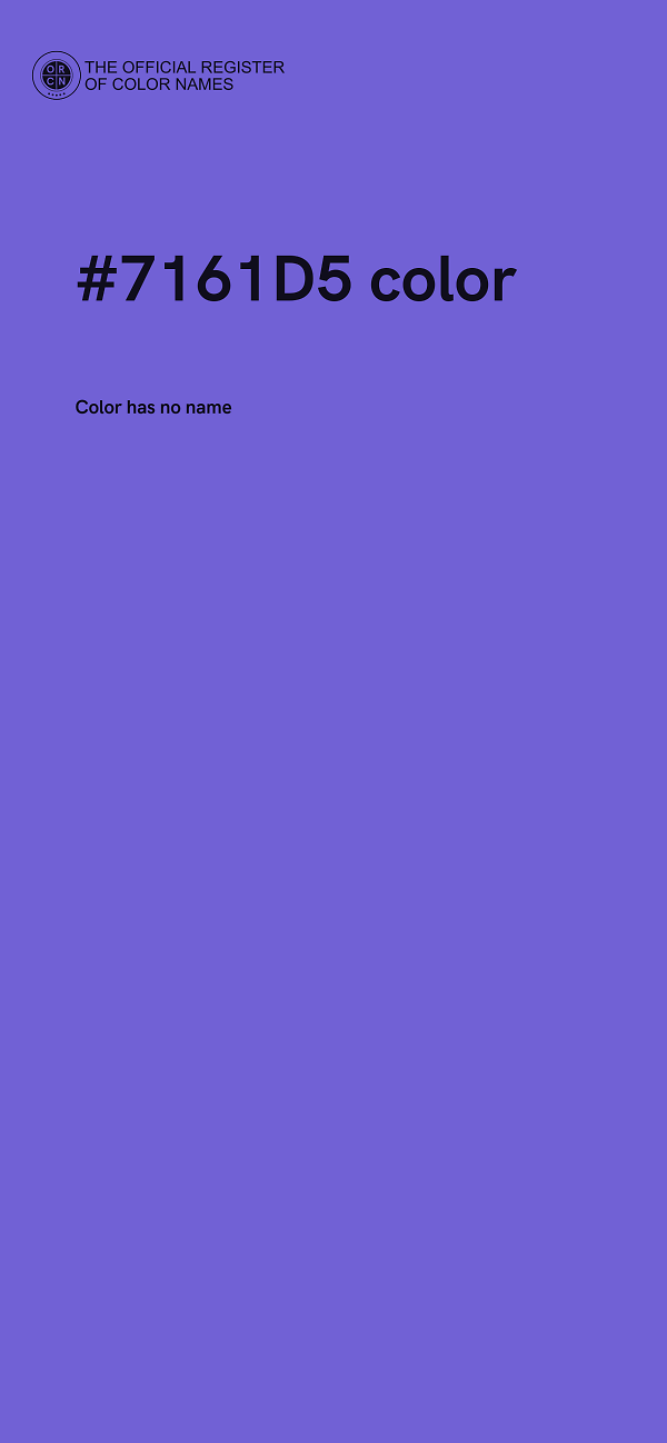 #7161D5 color image