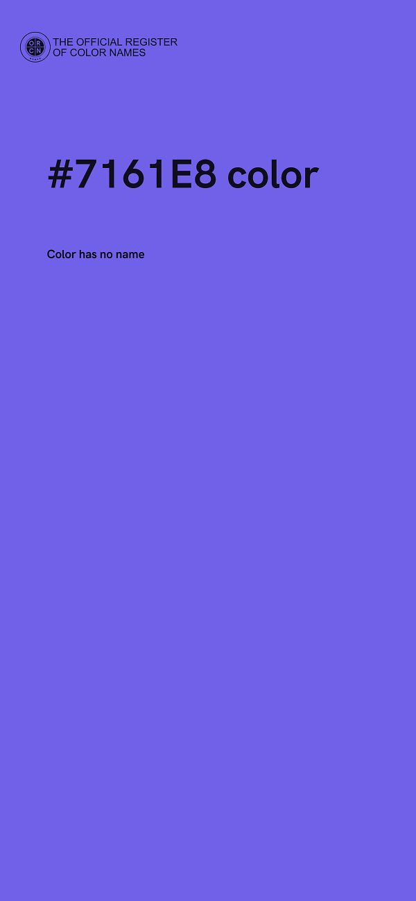#7161E8 color image