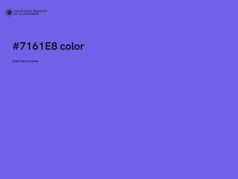 #7161E8 color image