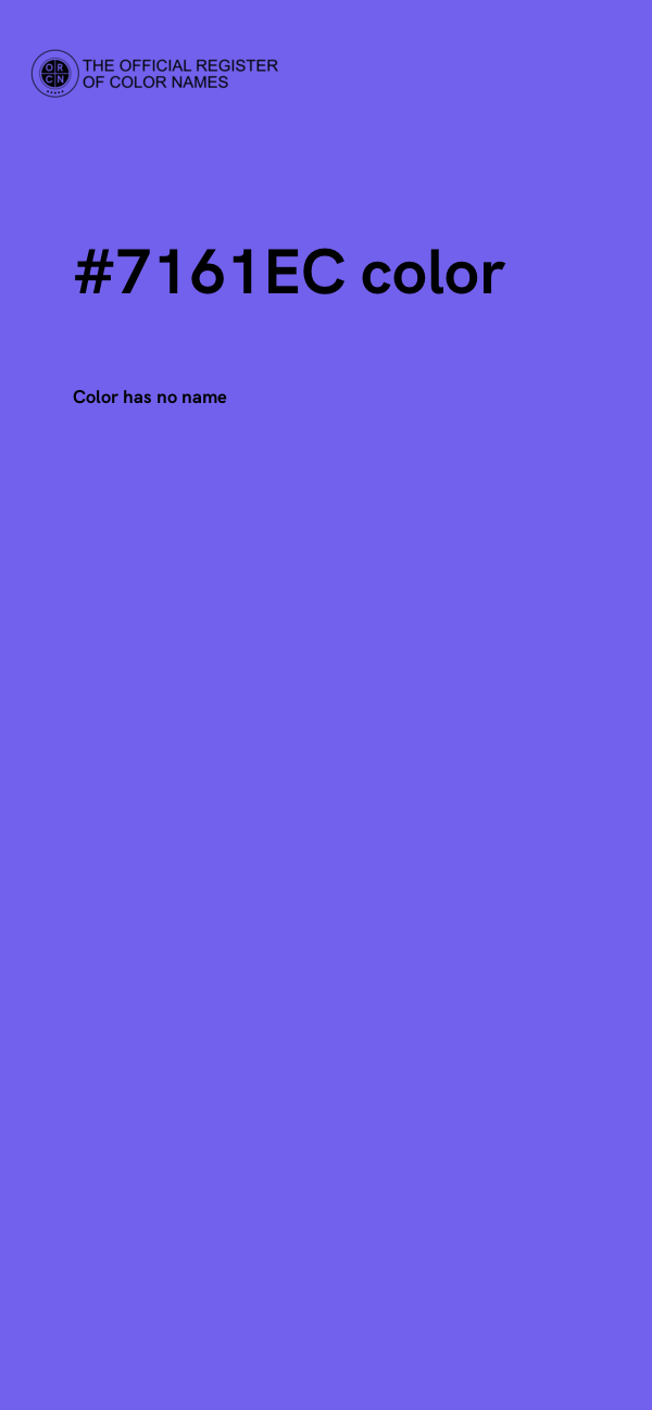 #7161EC color image