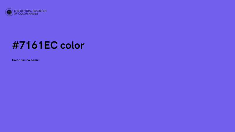 #7161EC color image