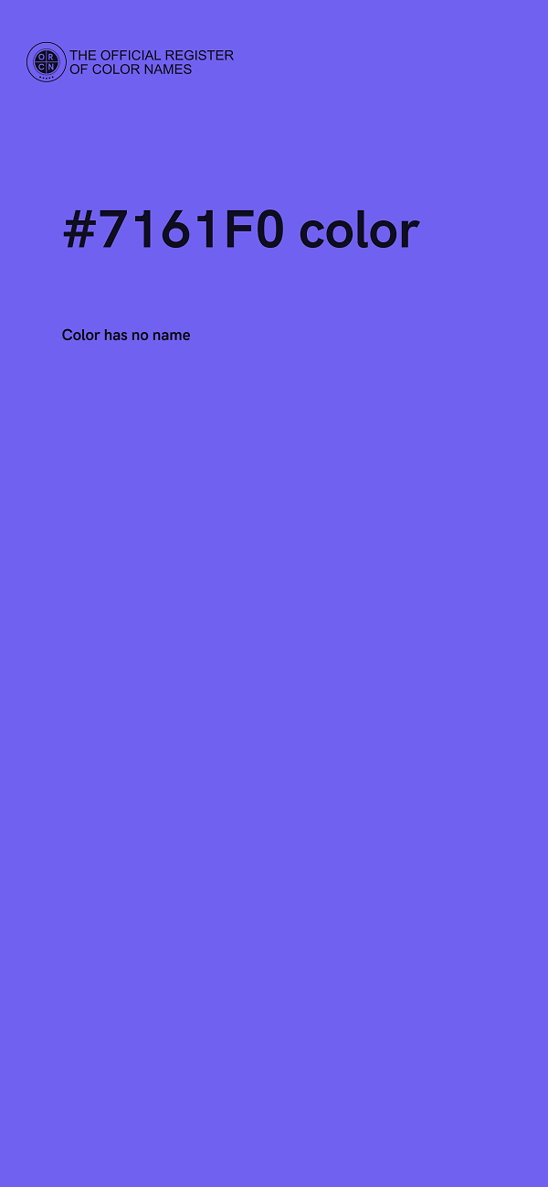 #7161F0 color image