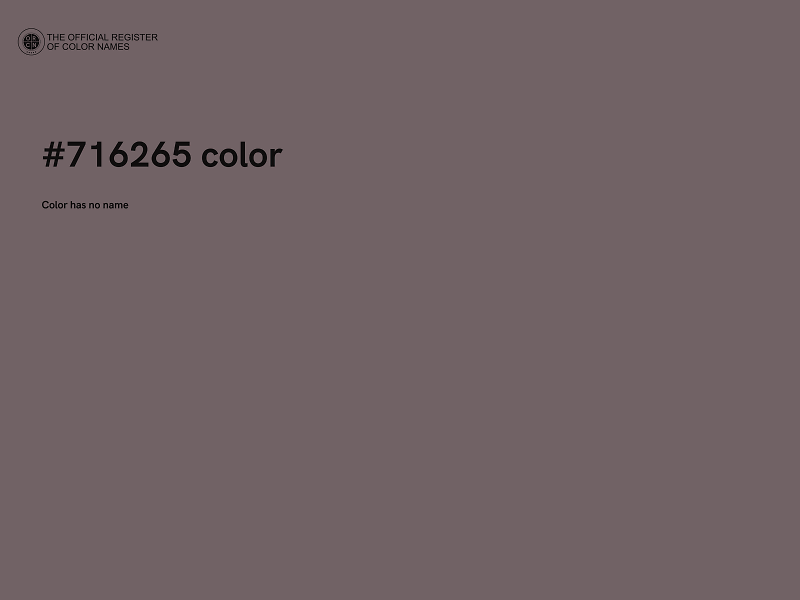 #716265 color image