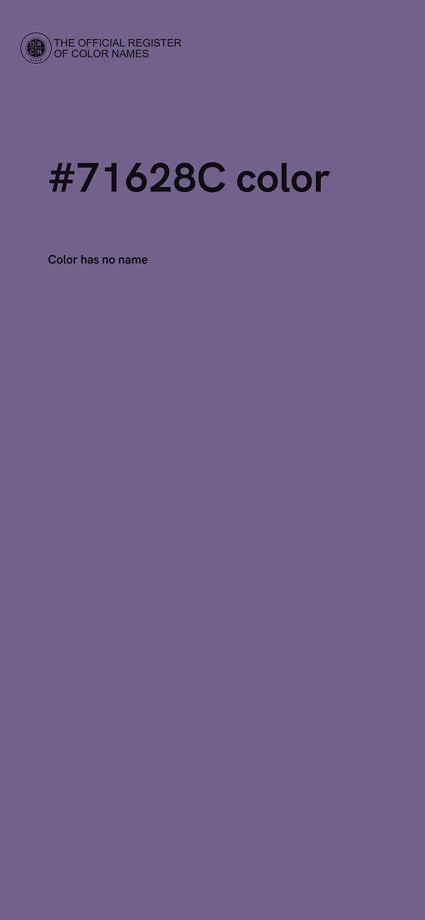 #71628C color image