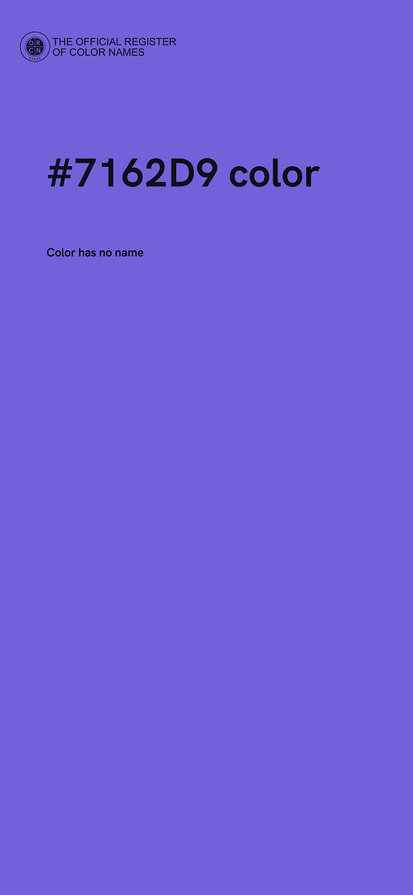 #7162D9 color image