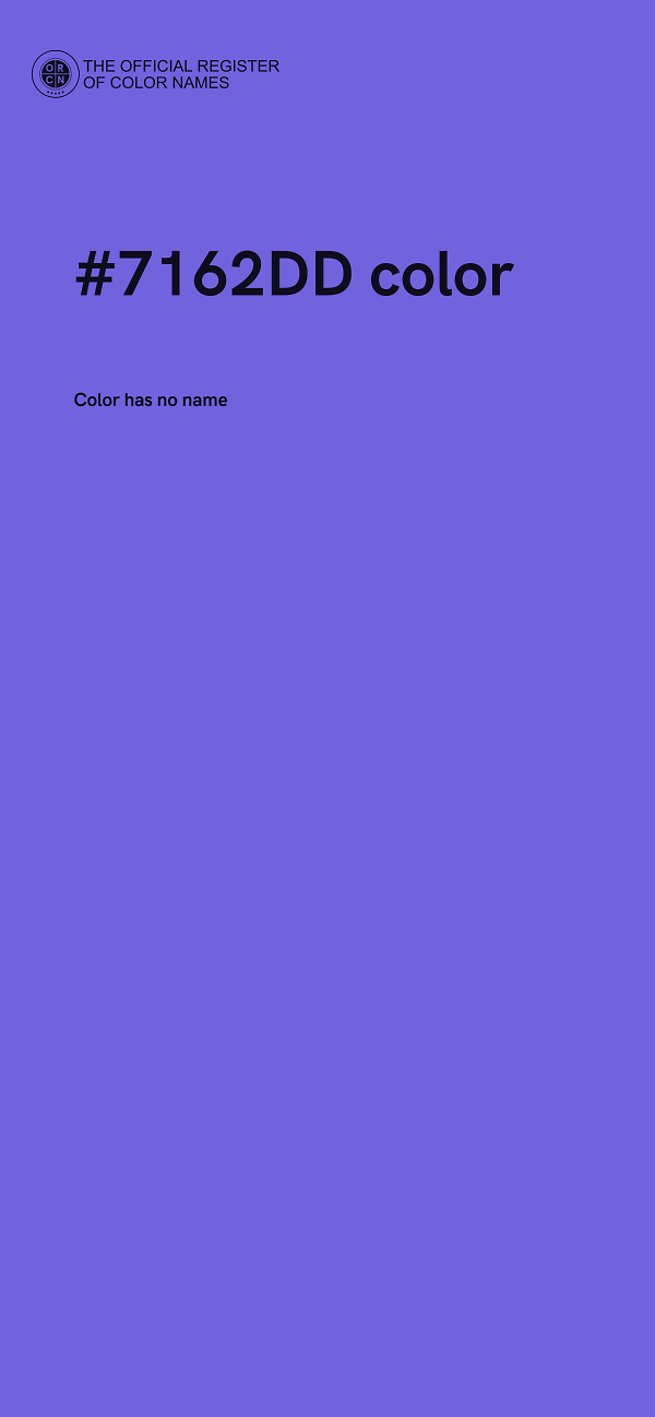 #7162DD color image
