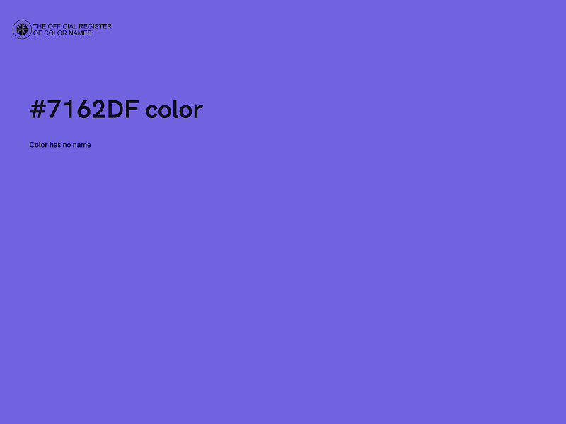 #7162DF color image