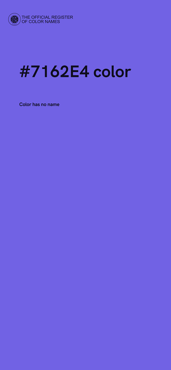 #7162E4 color image