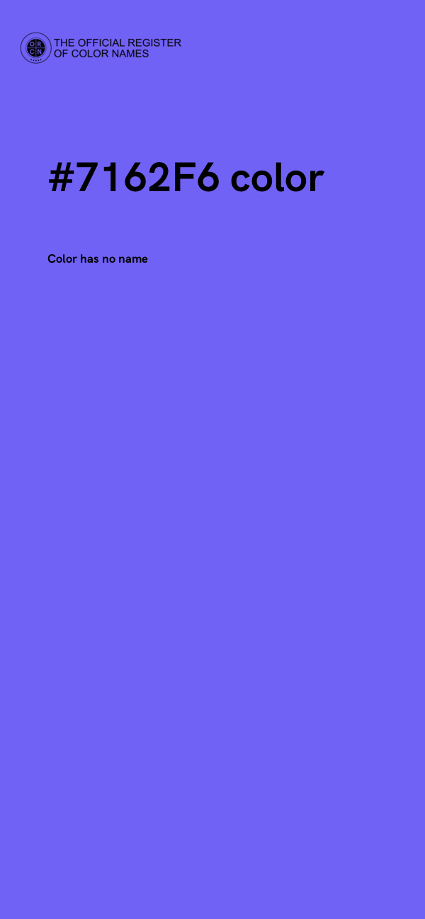 #7162F6 color image