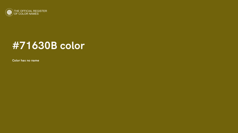 #71630B color image