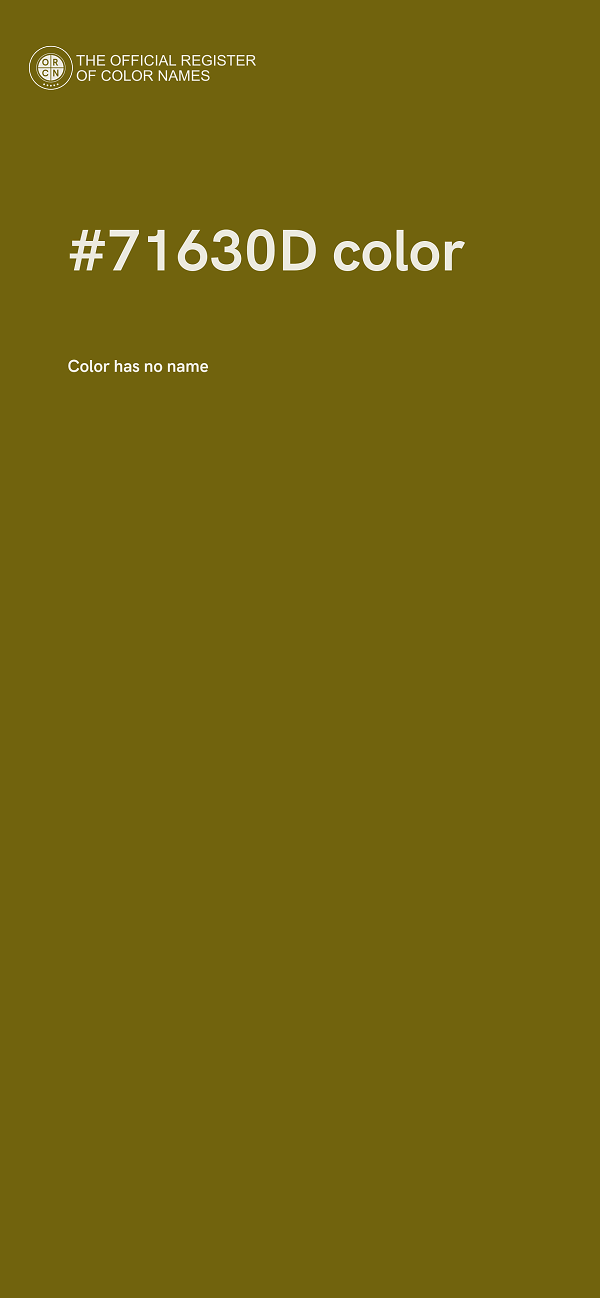 #71630D color image