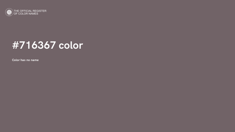 #716367 color image