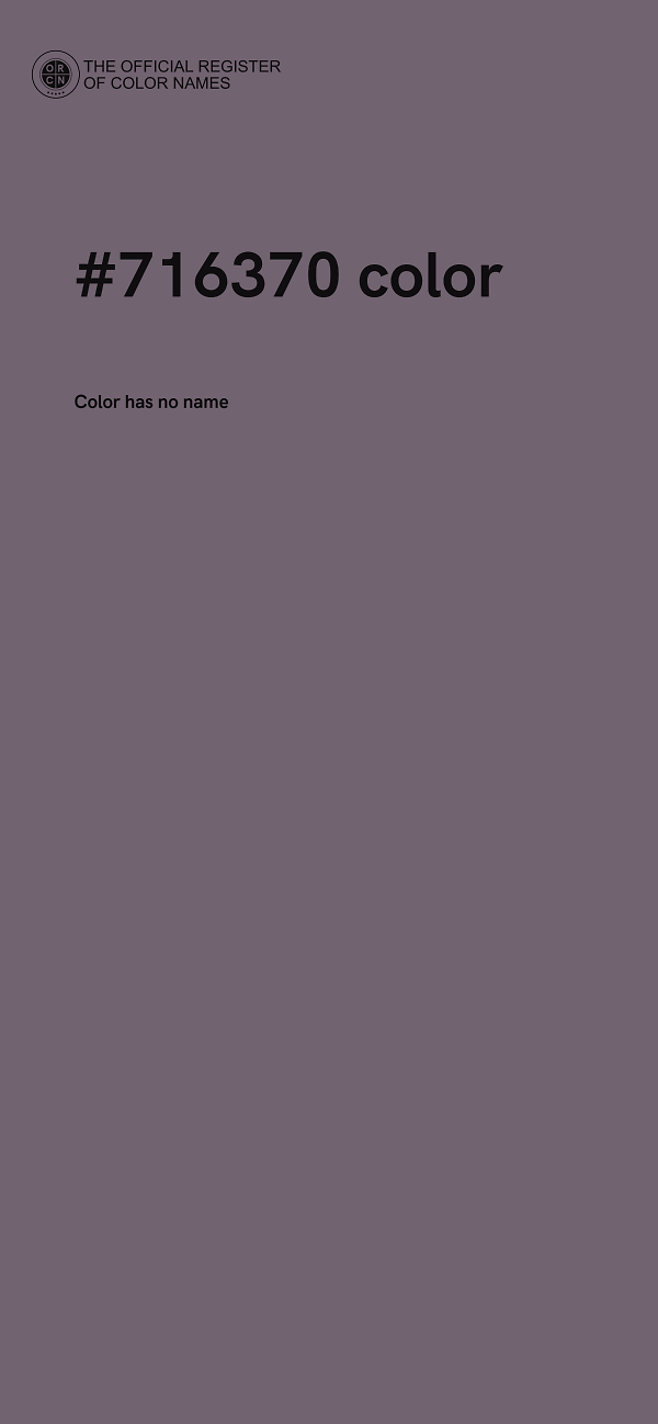 #716370 color image