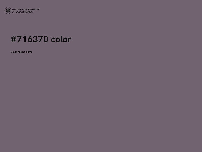 #716370 color image