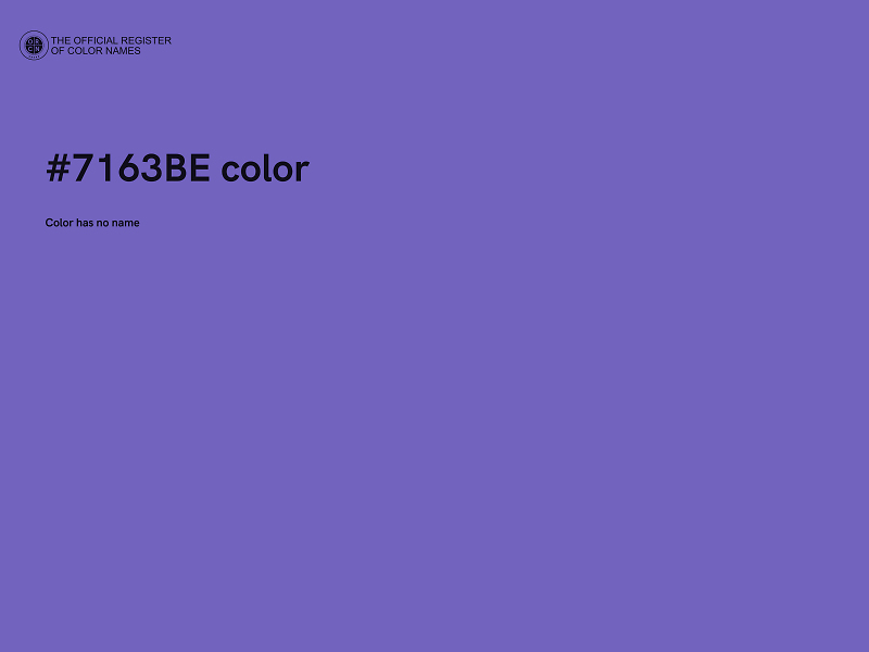 #7163BE color image