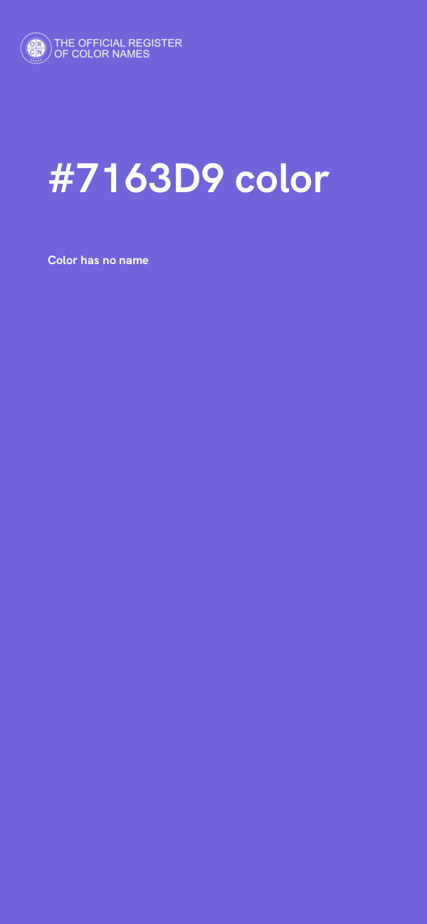 #7163D9 color image