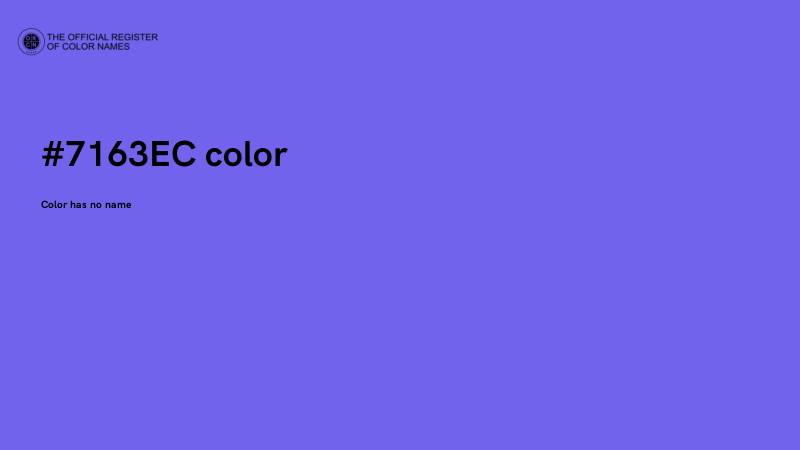 #7163EC color image
