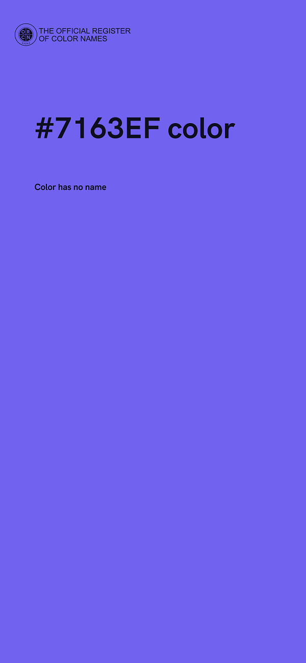 #7163EF color image
