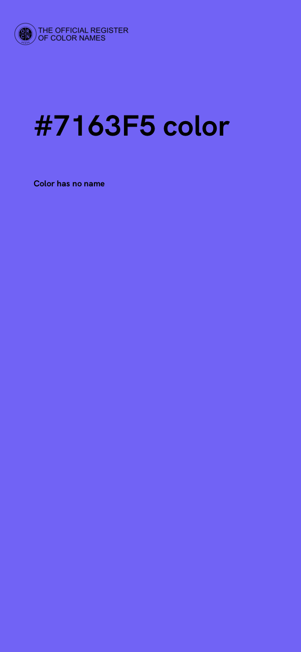 #7163F5 color image