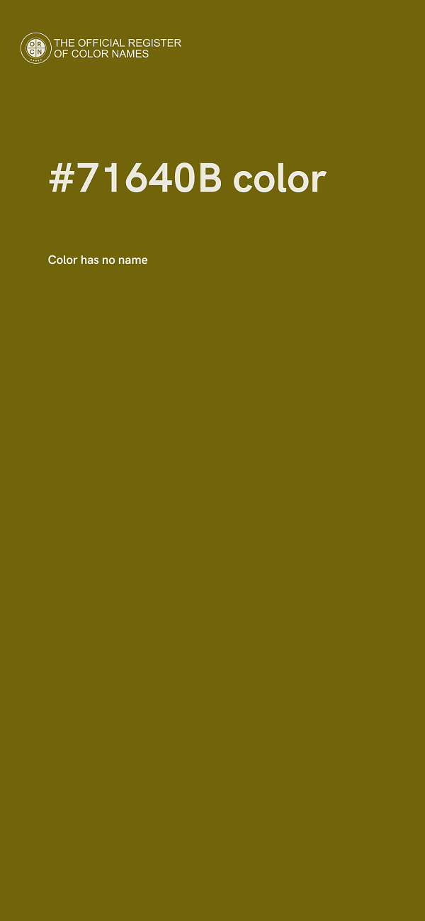 #71640B color image