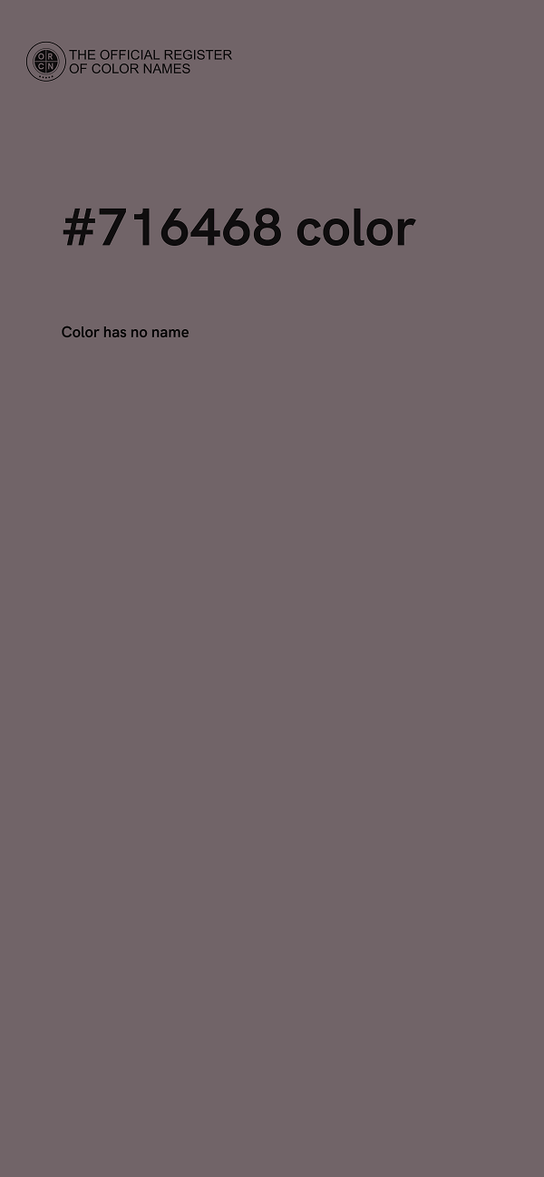 #716468 color image