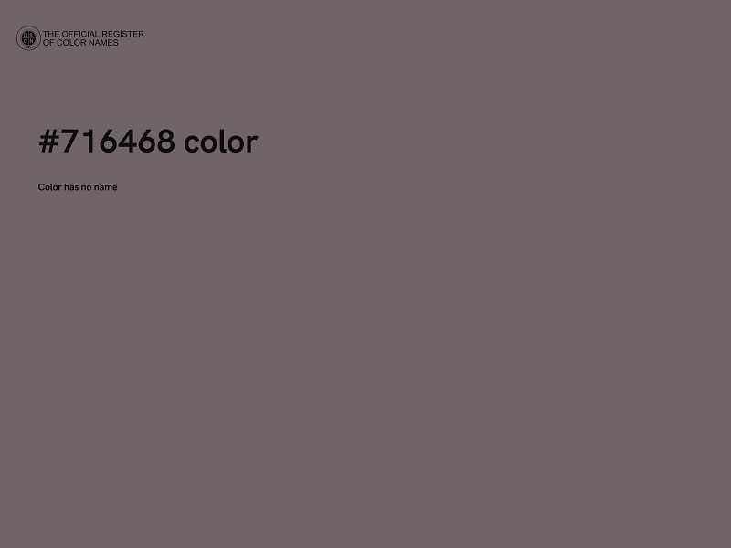 #716468 color image