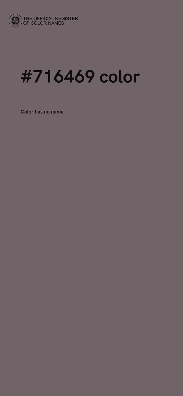 #716469 color image