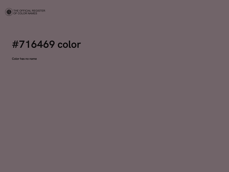 #716469 color image