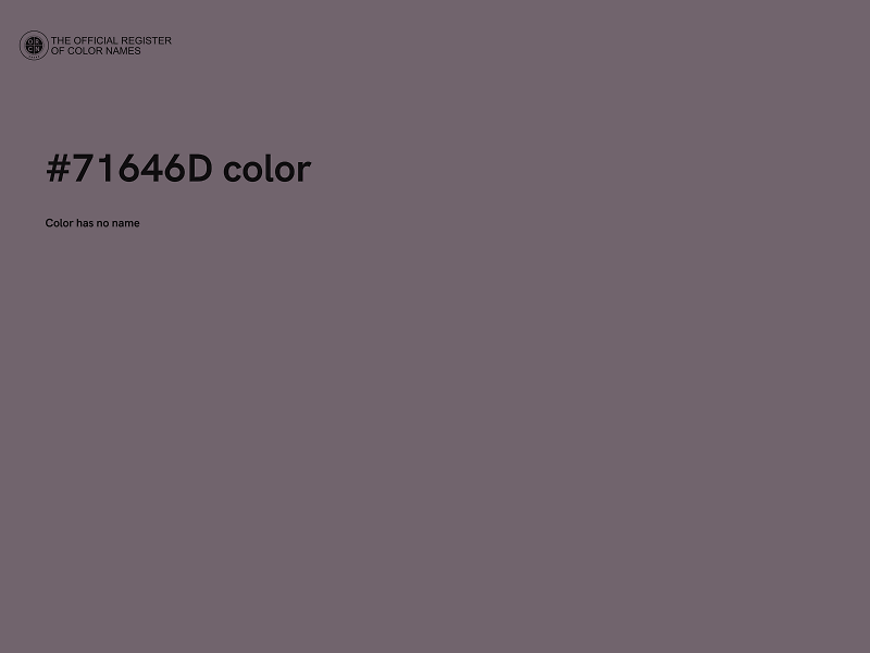 #71646D color image