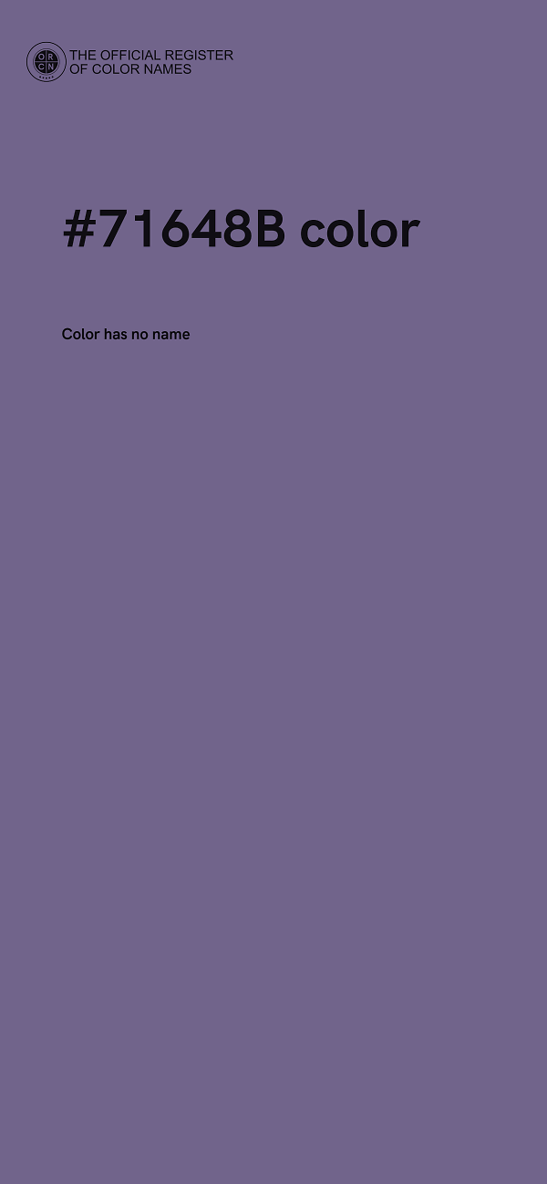 #71648B color image