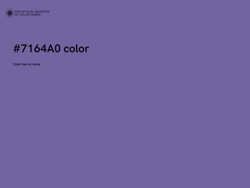 #7164A0 color image