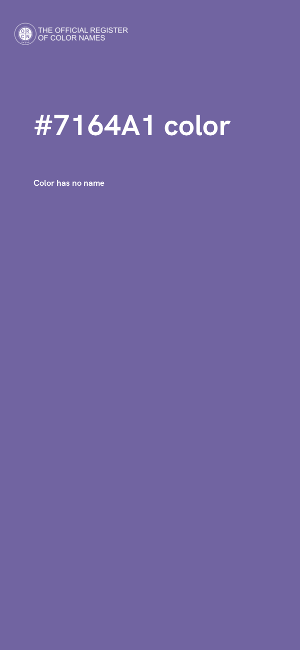 #7164A1 color image