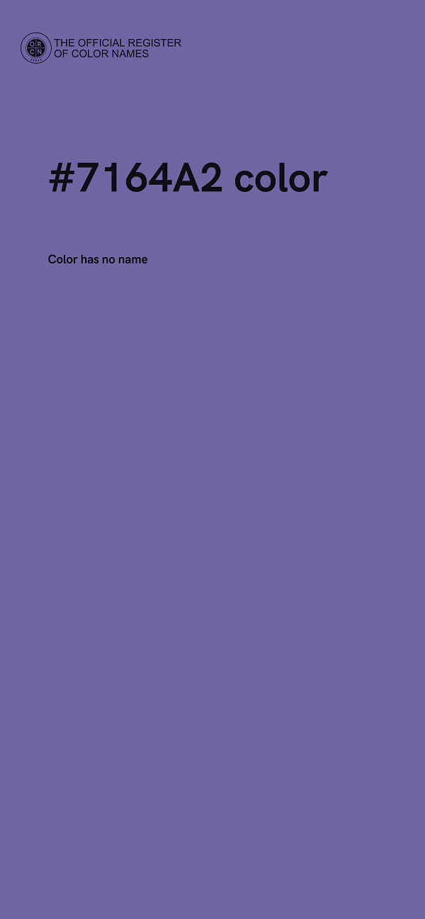 #7164A2 color image