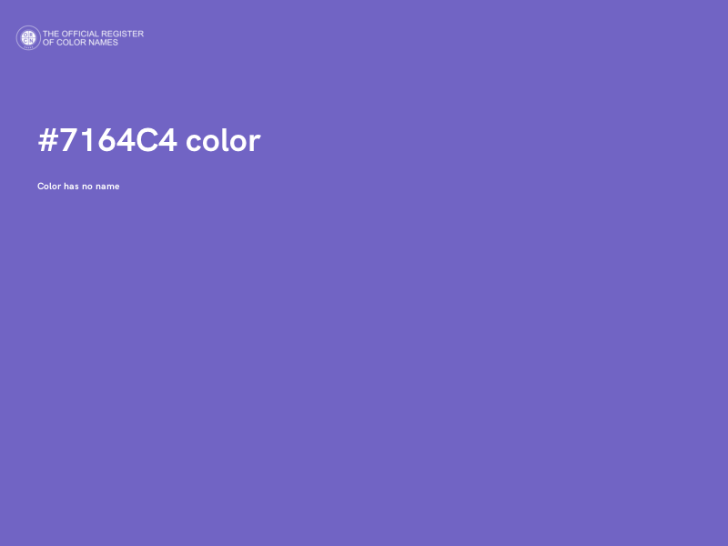 #7164C4 color image