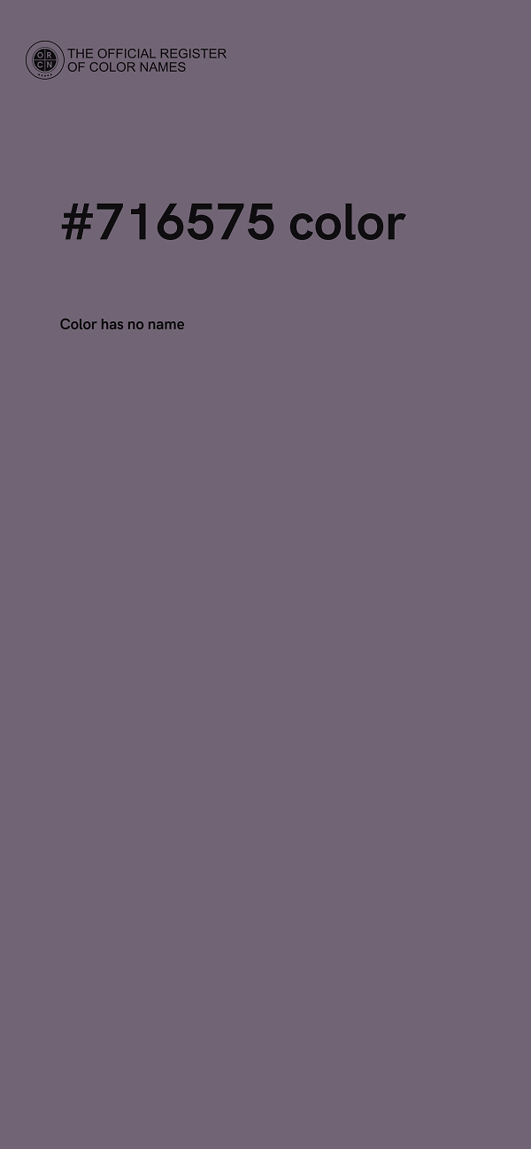 #716575 color image