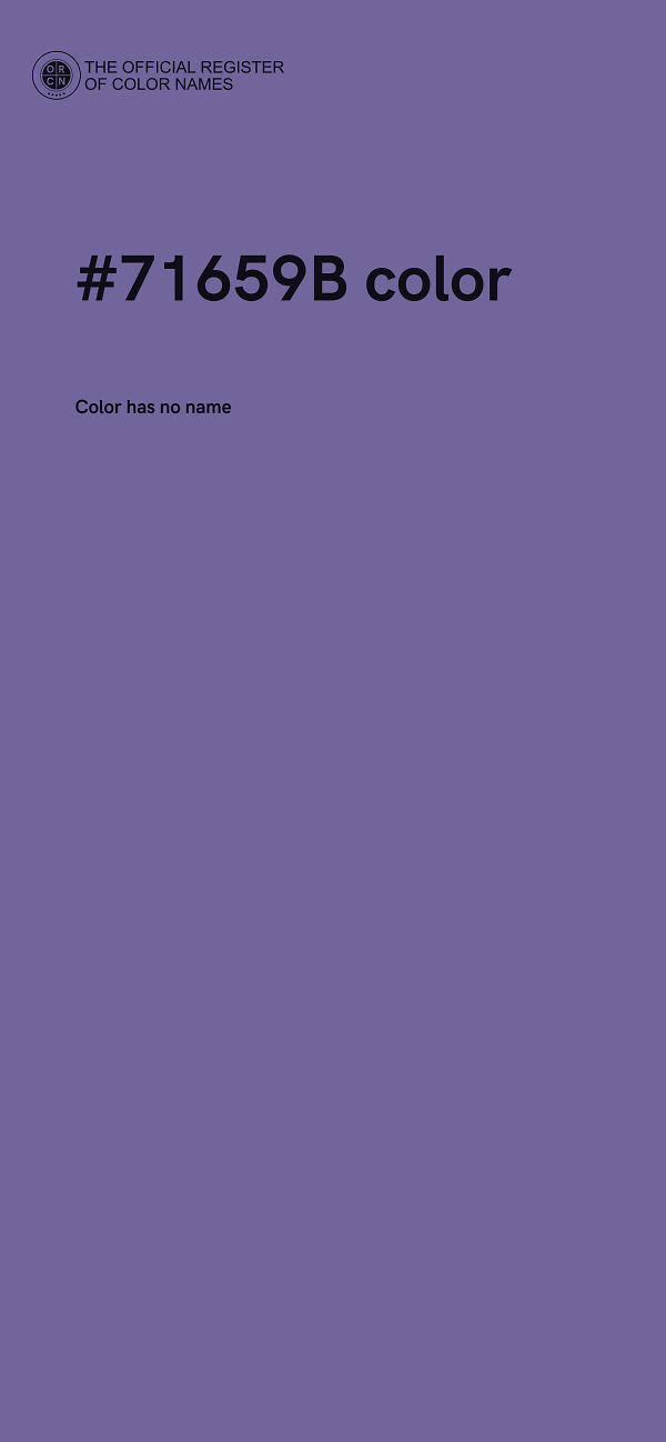 #71659B color image