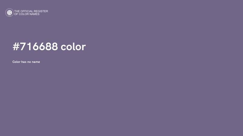 #716688 color image