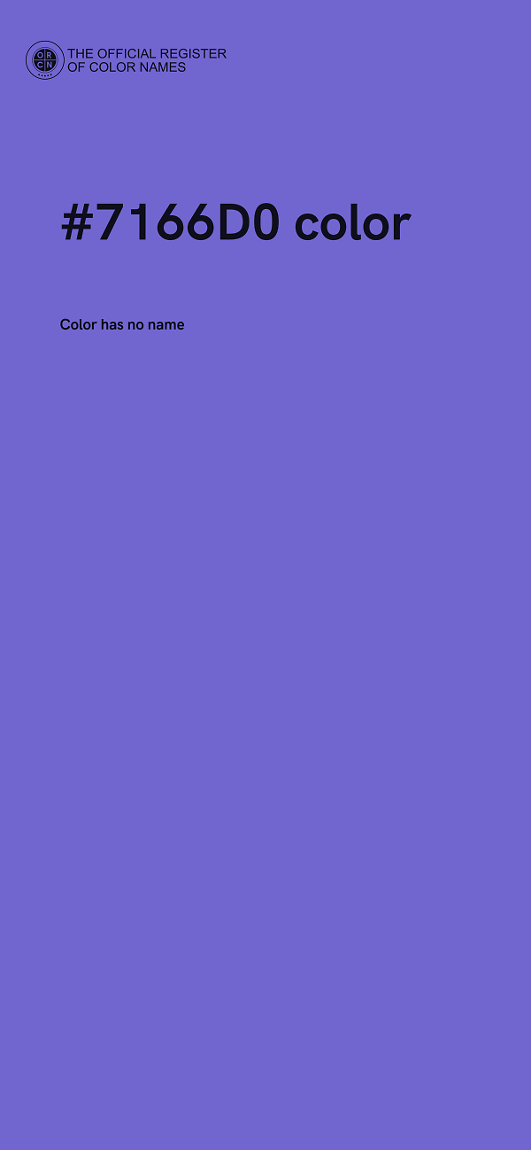 #7166D0 color image