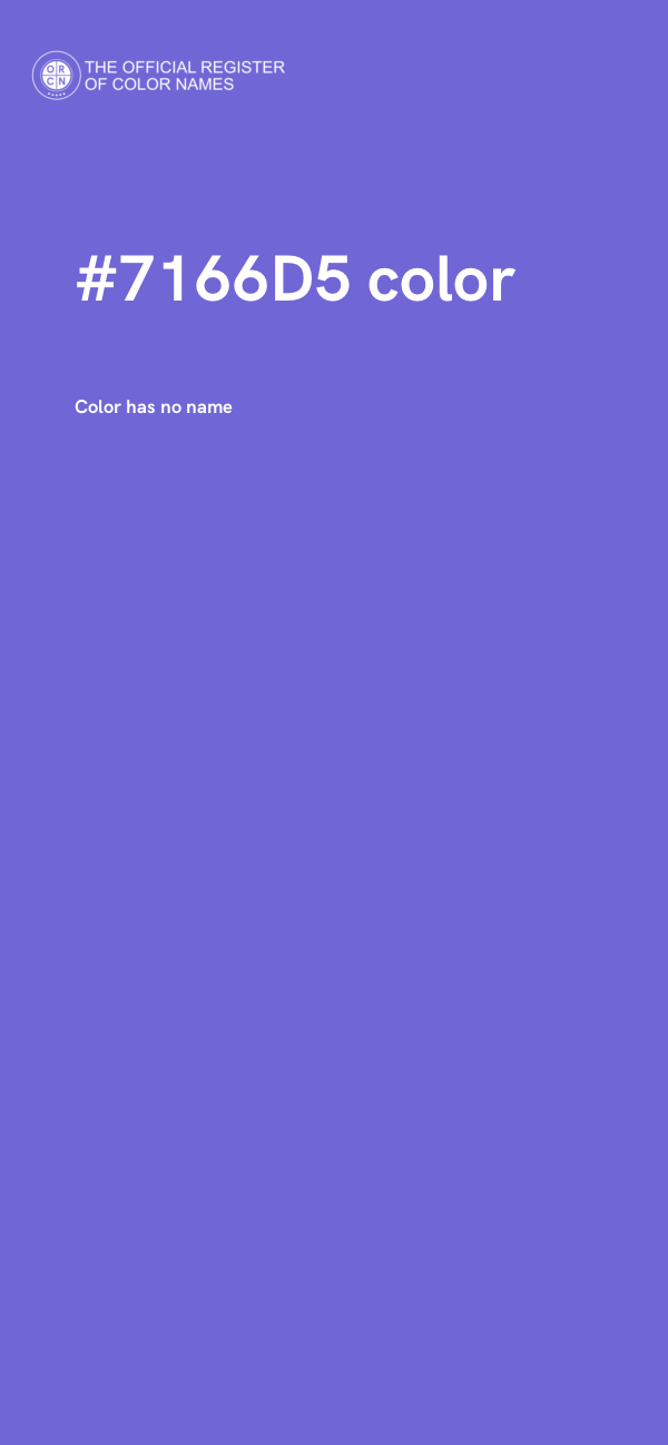 #7166D5 color image
